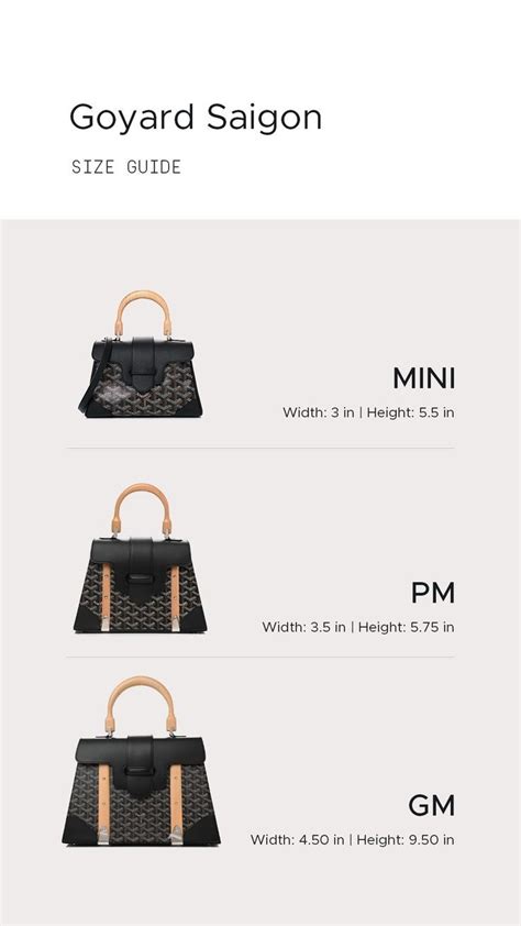 goyard bamboo|Goyard saigon dimensions.